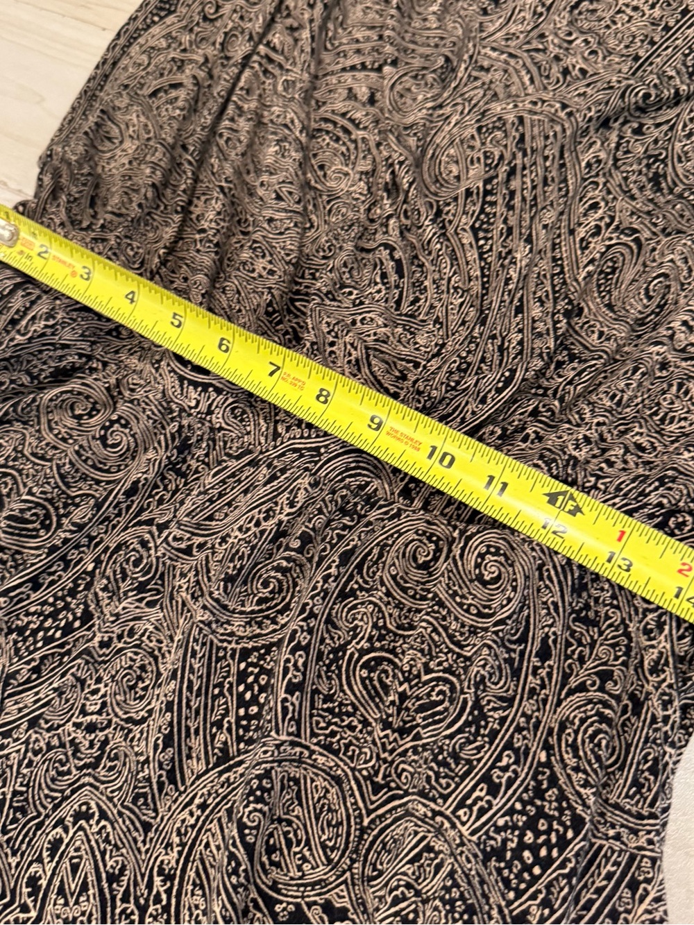 Soma Brown Paisley Sleeveless Jumpsuit - Picture 8 of 9